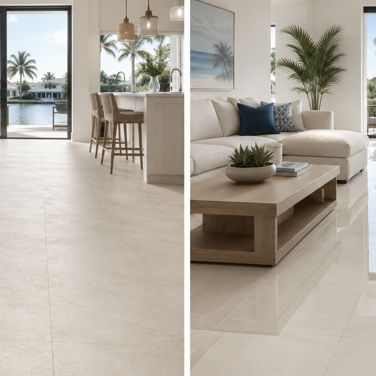 Matte vs. Glossy Tile in a Florida Homes