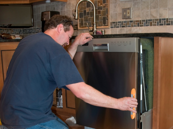 Kitchen appliance installation
