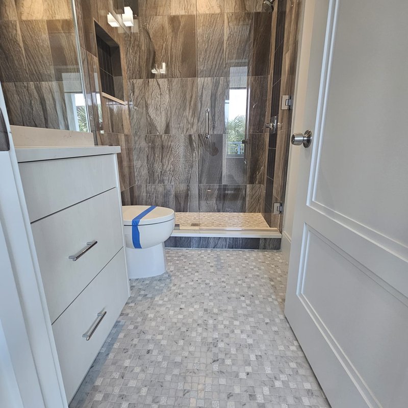 New bathroom flooring in Port St Lucie FL