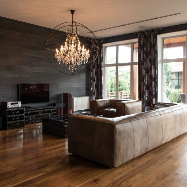 Hardwood flooring installed in a Florida home